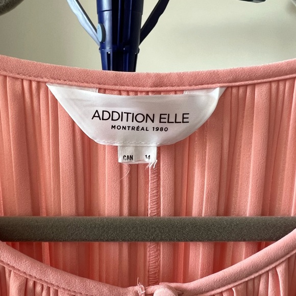 Addition Elle Pink Paneled Dress - 14 - Picture 7 of 8